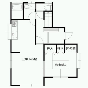 [入間市下藤沢] 中古戸建て_間取り1階