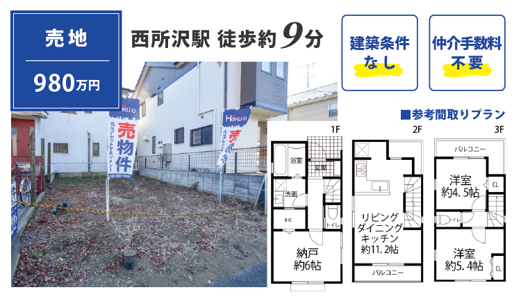 2月学区域特集_売地980