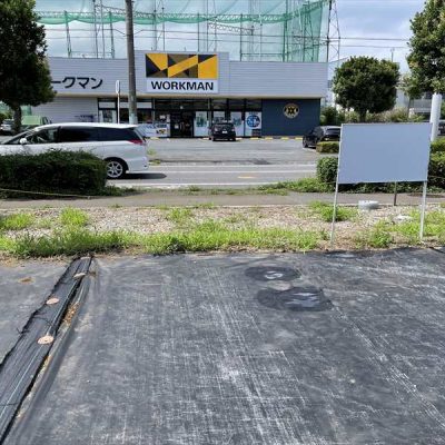 店舗、事務所用地としていかがでしょうか。アパート建築参考プランもあります