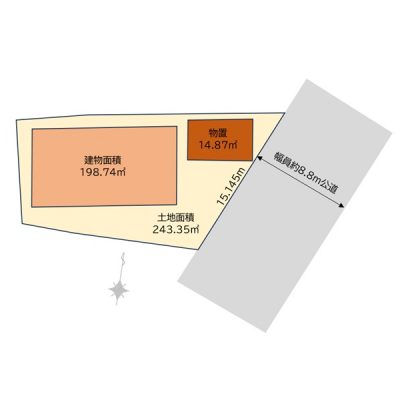 図面と現況が異なる場合、現況優先となります。